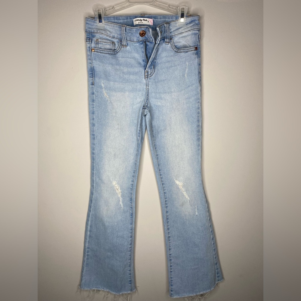 Celebrity Pink Light Denim Flare Jeans
